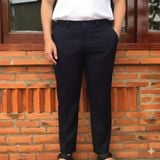  Quần tây học sinh xanh đen thun tăng đơ big size thoáng mát, có độ bền cao - TDP032 
