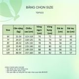  Áo sơ mi học sinh bé trai có nắp viền cổ xanh - TDP033 