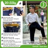  Quần dài học sinh kaki cao cấp lưng thun khóa kéo- TDP035 