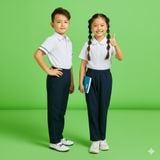  Quần dài học sinh lưng thun nguyên vòng TDP041 