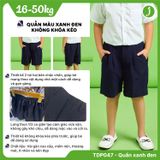  Quần ngắn lưng thun nửa vòng không khóa kéo TDP047 