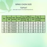  Quần ngắn lưng thun nửa vòng không khóa kéo TDP047 