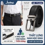  Dây thắt lưng học sinh nam TTL001 - Dây Nịt Đồng Phục Simili Cao Cấp 