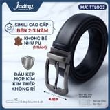  Dây thắt lưng học sinh nam TTL002 - Dây Nịt Đồng Phục Simili Cao Cấp 