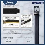  Dây thắt lưng học sinh nam TTL002 - Dây Nịt Đồng Phục Simili Cao Cấp 