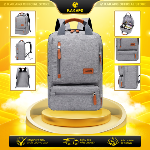Balo Thời Trang Hàn Quốc 2 Hộp Phong Cách Unisex KAKAPO BL039