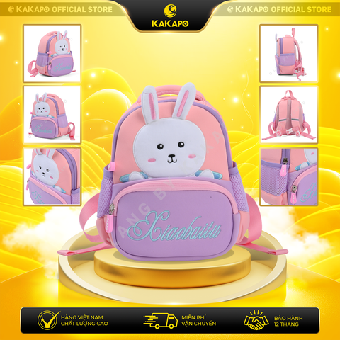 Balo Kid Hình Thỏ Dễ Thương – Balo Cho Bé Đi Học, Đi Chơi