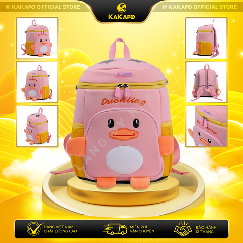 Balo Kid Hình Vịt Dễ Thương – Balo Cho Bé Đi Học, Đi Chơi