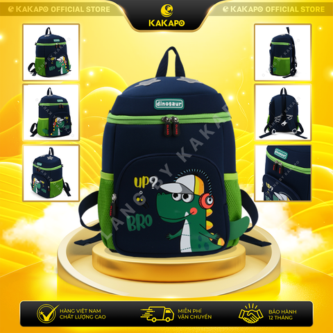 Balo Kid Hình Khủng Long Dễ Thương – Balo Cho Bé Đi Học, Đi Chơi