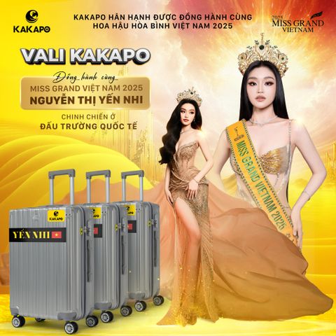 VALI THỜI TRANG DU LỊCH CAO CẤP NHỰA ABS KAKAPO VL001
