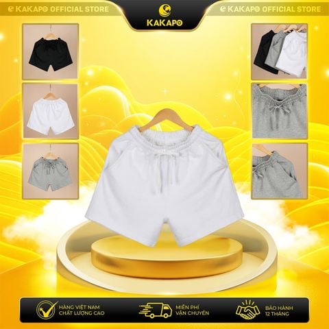 Quần Short Nỉ UNISEX Nam Nữ Form Ngắn Trên Gối - KAKAPO local brand