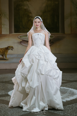 NO.2 - L ESSENCE - VLTX - 795 LUXURY OFFWHITE BALLGOWN DRESS
