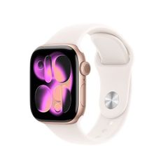 Apple Watch Series 11 Aluminum Case 46mm GPS Sport Band Rose Gold size S/M (Apple VN)