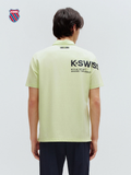  Áo Polo Nam KSWISS, áo thun dệt kim tay ngắn thoáng ngắn thoáng khí, thoải mái, đa năng, thích hợp cho mùa hè 1010763-334/1010763-495 
