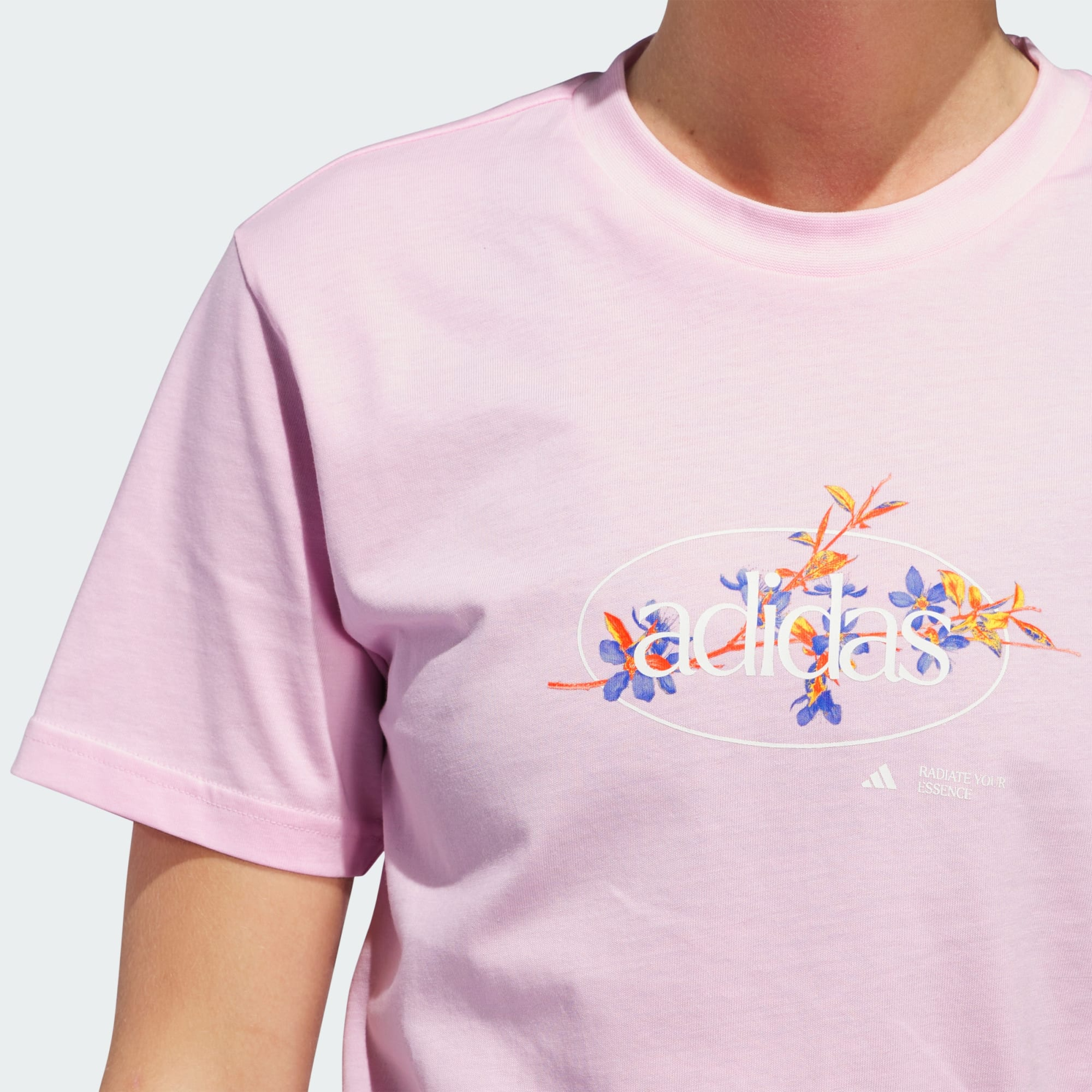  Áo Thun Nữ ADIDAS Floral Graphic Tee JP0115/JP0114 
