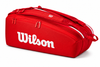  Túi Đựng Vợt Tennis Wilson Super Tour 6 Pack Red – WR8036801001 