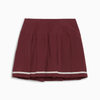  W Stripe Pleated Skirt Ruby Shimmer 63245502 