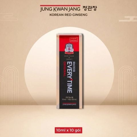  TINH CHẤT HỒNG SÂM CHÍNH PHỦ EVERYTIME 10 ML X 30 GÓI 
