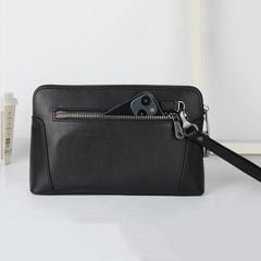 Clutch cầm tay một khóa da bò thật - 299111