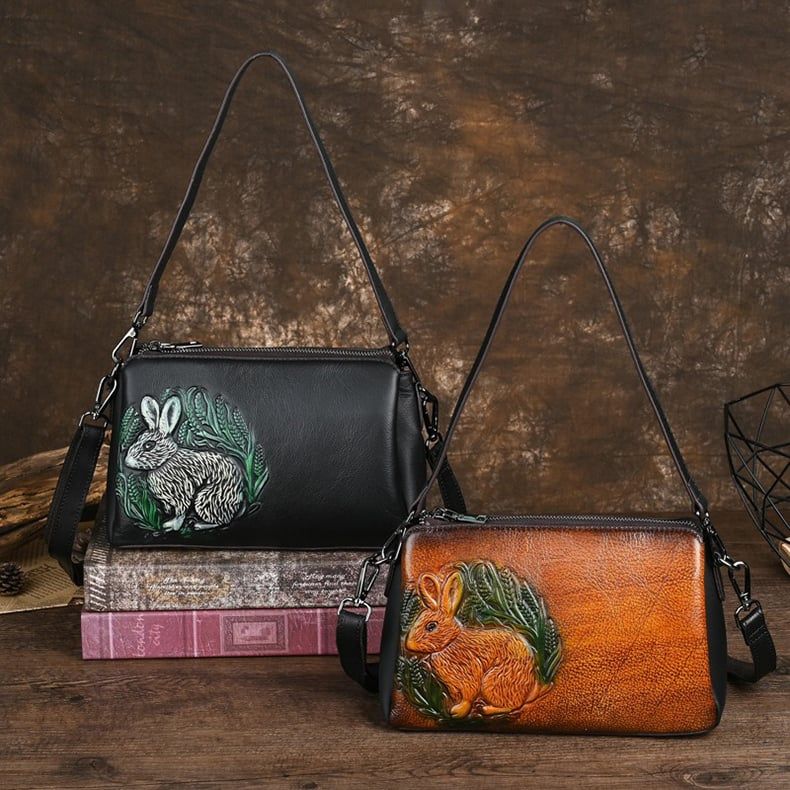 Túi da đeo chéo nữ cổ điển, sang trọng - 4945916