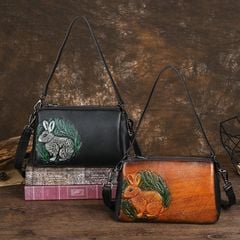 Túi da đeo chéo nữ cổ điển, sang trọng - 4945916