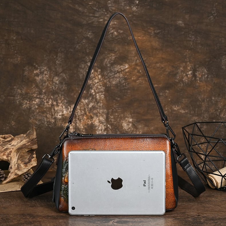 Túi da đeo chéo nữ cổ điển, sang trọng - 4945916