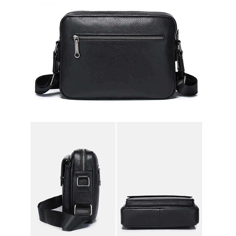 Túi đeo chéo da bò dáng ngang đơn giản - 5025160