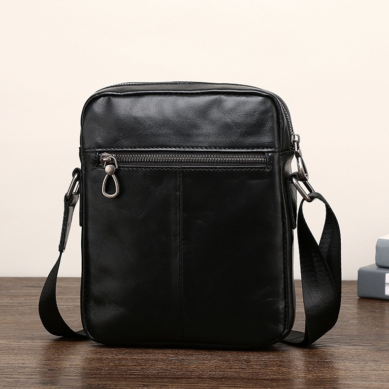 Túi đeo chéo nam da bò đơn giản - 4945896