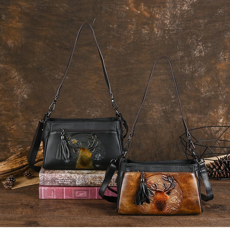 Túi nữ da bò Retro thanh lịch - 290685