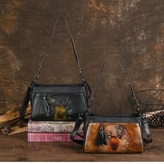 Túi nữ da bò Retro thanh lịch - 290685