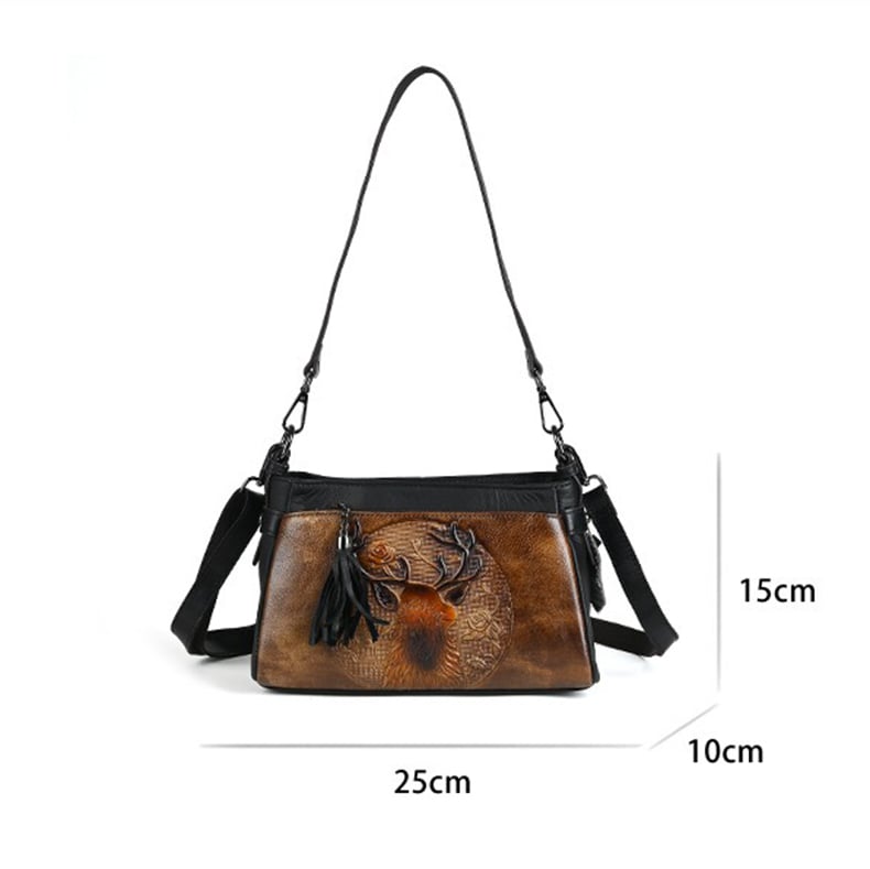 Túi nữ da bò Retro thanh lịch - 290685