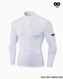  Áo Thun Dài Tay Nam Cổ Trụ Khóa Kéo Giữ Nhiệt - X9 Sportswear - X032 