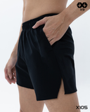  Quần Short Thể Thao Trơn Xẻ Line - X105 