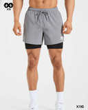  Quần Short Ngắn 2 Lớp Thể Thao Nam 5 Inch - X116 