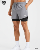  Quần Short Ngắn 2 Lớp Thể Thao Nam 5 Inch - X116 