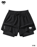  Quần Short Ngắn 2 Lớp Thể Thao Nam 5 Inch - X116 