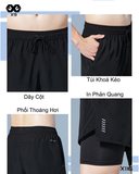  Quần Short Ngắn 2 Lớp Thể Thao Nam 5 Inch - X116 