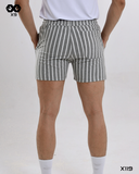  Quần Short Thun Nam Sọc Ngắn 5 Inch Form ôm Thể Thao - X119 