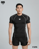  Áo Ngắn Tay Thể Thao Nam Đánh Bông Fit Body - X126 