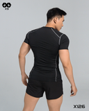  Áo Ngắn Tay Thể Thao Nam Đánh Bông Fit Body - X126 