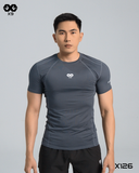  Áo Ngắn Tay Thể Thao Nam Đánh Bông Fit Body - X126 