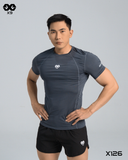  Áo Ngắn Tay Thể Thao Nam Đánh Bông Fit Body - X126 