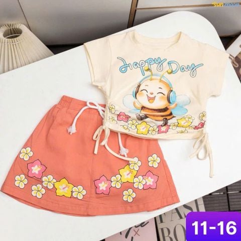  Bộ váy kaki ong HAPPY DAY 