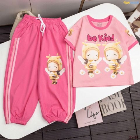  Bộ thun jogger ong BE KIND 