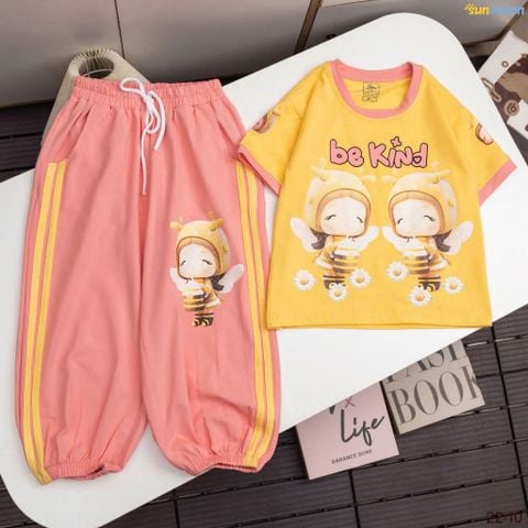  Bộ thun jogger ong BE KIND 