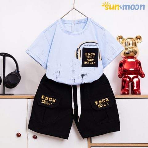  Bộ thun trai TN  tai nghe ROCK 