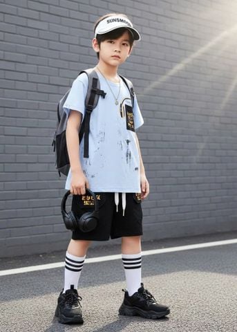  Bộ thun trai TN  tai nghe ROCK 