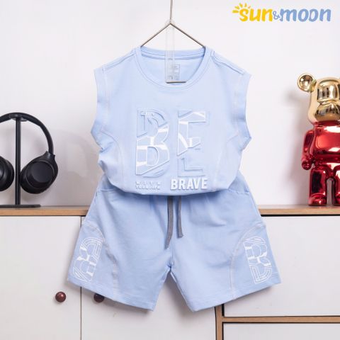  Bộ thun trai SN nổi BE BRAVE 