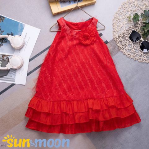  Đầm ren yếm 3T bông quấn 