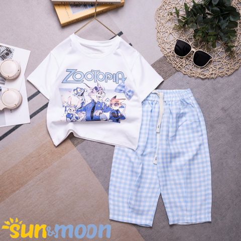  Bộ Quần dài caro ZOOTOPIA nơ CR 